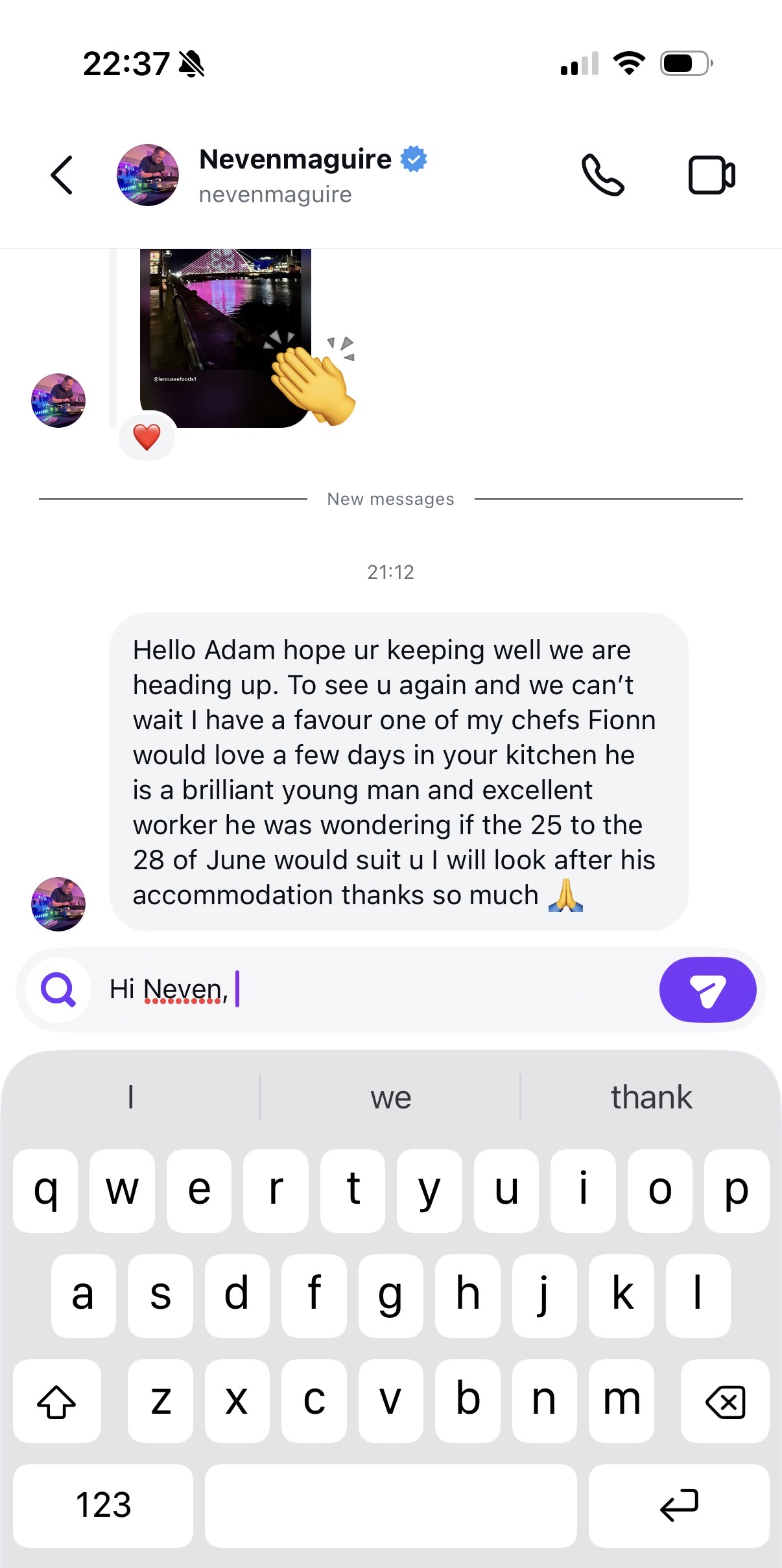 Michelin star home experience