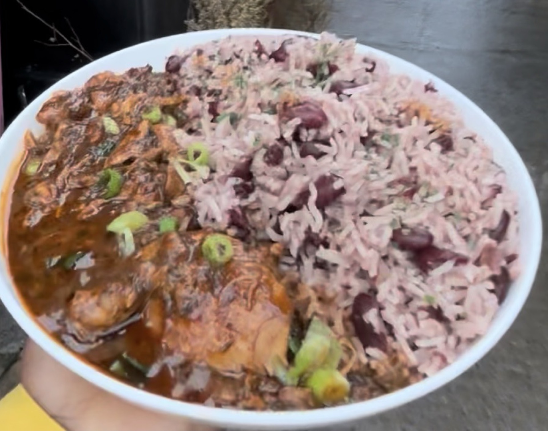 Rice & Peas(Kidney Beans)