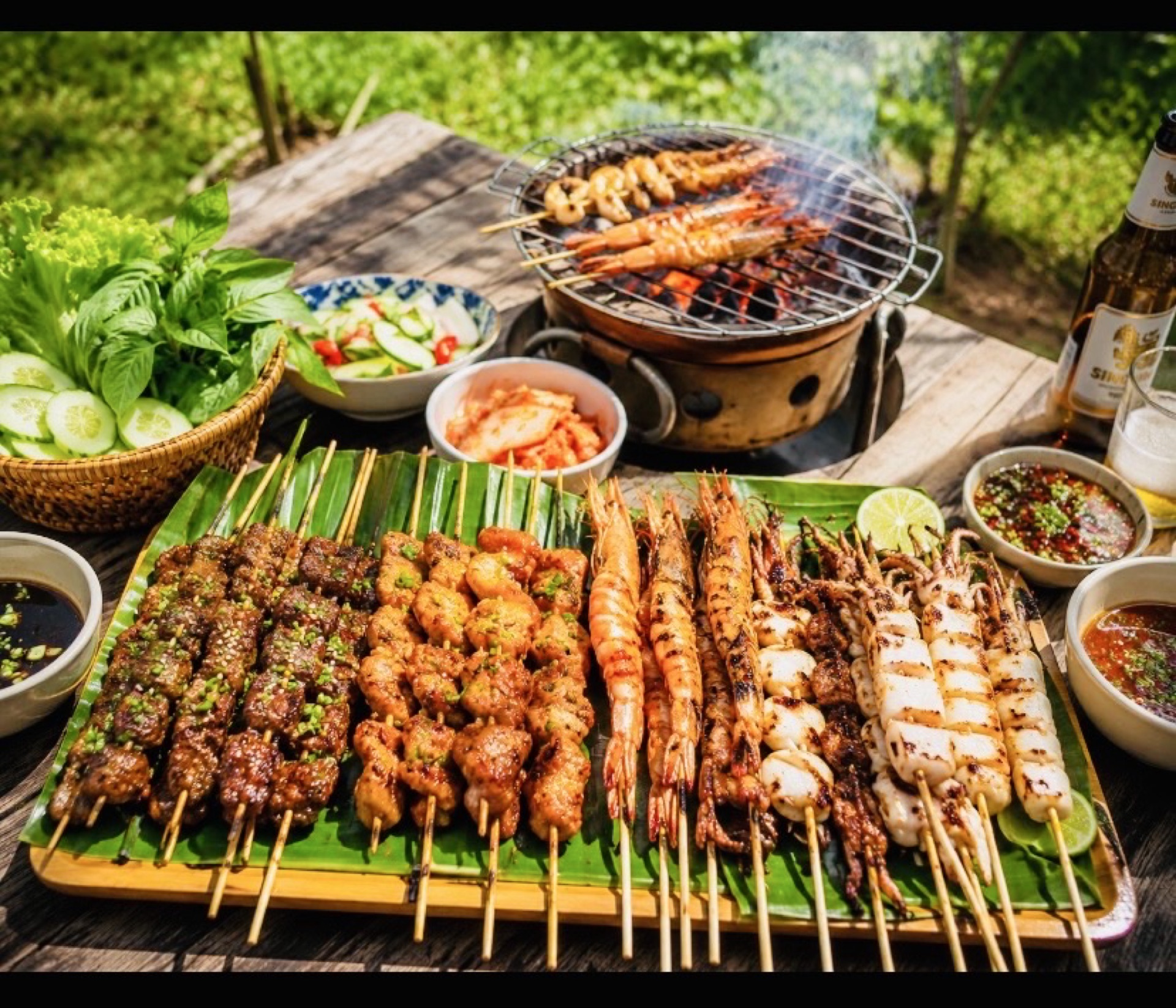 Experience Truly Asian style Skewer Bbq by Chef Chef Ridzwan Kamaruddin