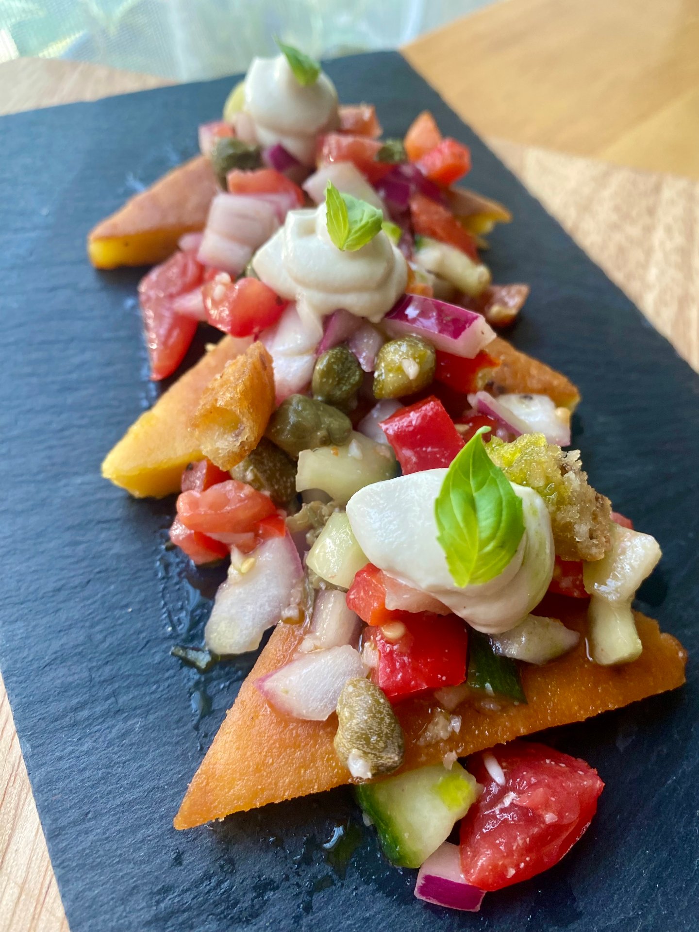 Contemporary Vegan menu