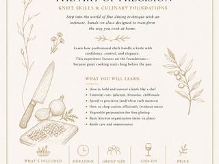 The Art of Precision – Knife Skills & Culinary Foundations