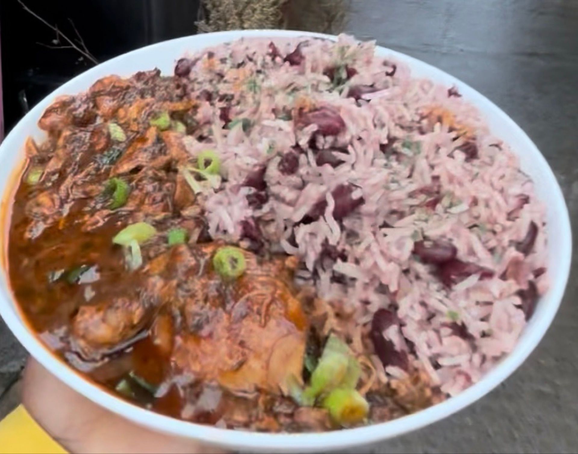 Rice & Peas(Kidney Beans)