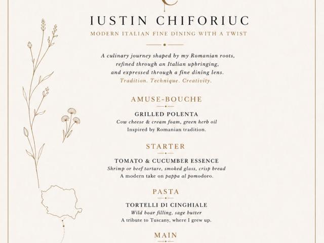 THE SIGNATURE MENU